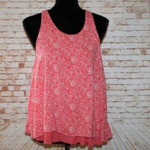 MNG double layered Orange Tank Top Size L